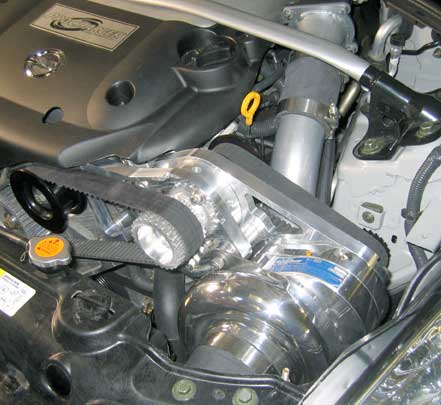 ProCharger High Output Intercooled Tuner Kit with C-2, 2003-2006 NISSAN 350Z (3