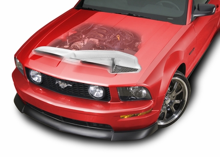 Cervini\'s Ram Air kit, Concept Hood, 05+ Mustang
