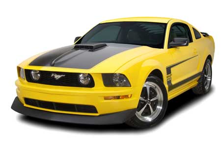 Cervini\'s B2 Shaker hood system, 05+ V6 Mustang