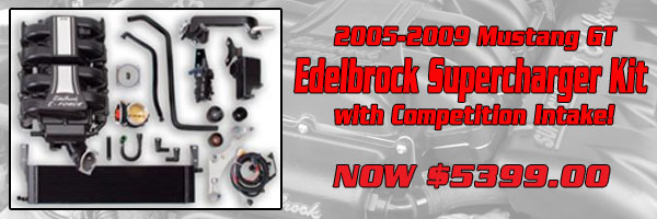 Edelbrock Supercharger kit at Western Motorsports