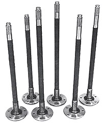 Moser 31 Spline Axles w/ C-clip (pr)