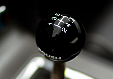 Roush Shift Knob, Black Pool Ball, 5 Speed, 2005-2010 Mustang 4.0/4.6L