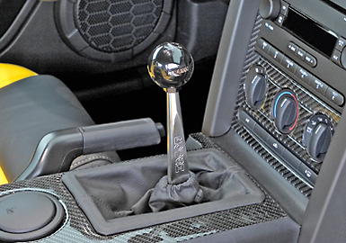 ROUSH engraved Billet Aluminum shift arm, 2005-2011 Mustang