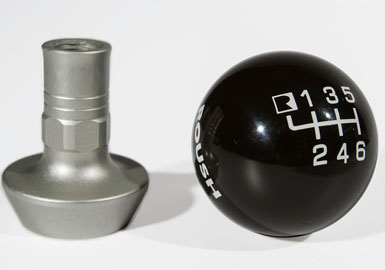 Roush Shift Knob, Black Pool Ball, 6 Speed, Mustang, 2011-2013 Mustang 5.0L