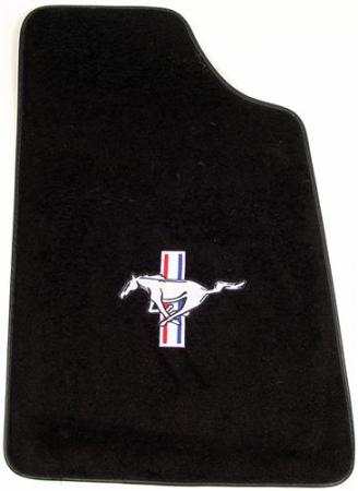 ACC Floor Mats 1979-93 Mustang w/ Pony logo (Select Color)