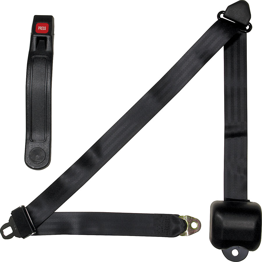 Allstar Seat Belt 3-Point Retractable Black