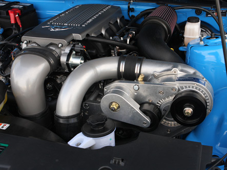 ProCharger Stage II Intercooled System with P-1SC-1, 2005-2010 MUSTANG GT (4.6