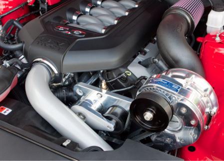 ProCharger Stage II Intercooled System with P-1SC-1, 2011-14 MUSTANG GT (5.0 4V