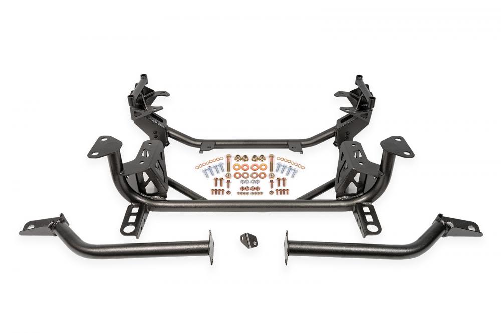 BMR K-member, street version, black, 15-23, 24+ Mustang