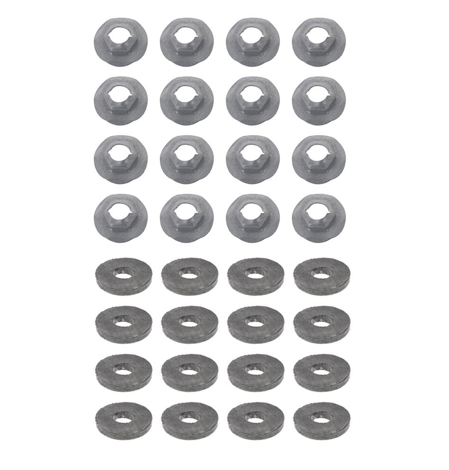 1987-93 Mustang LX Front and Rear Molding Nut Kit