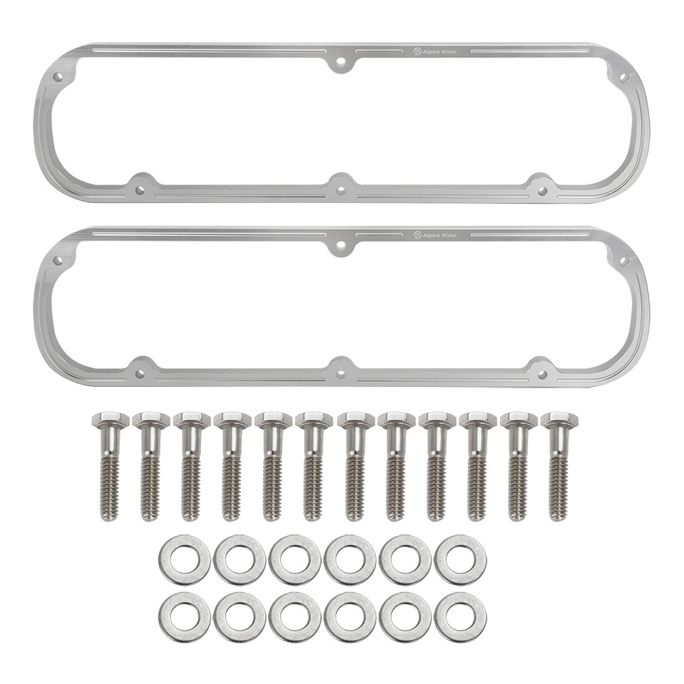 Aluminum Valve cover spacer 1/2 inch, Small Block Ford 302 / 5.0