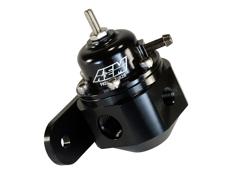 AEM Fuel Pressure Regulator, billet, adjustable 20-150psi, 6AN