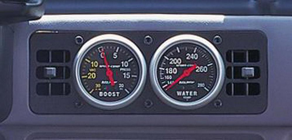 Gauge Works 2 5/8 Dual Cage / Vents - 1987-93 Mustang