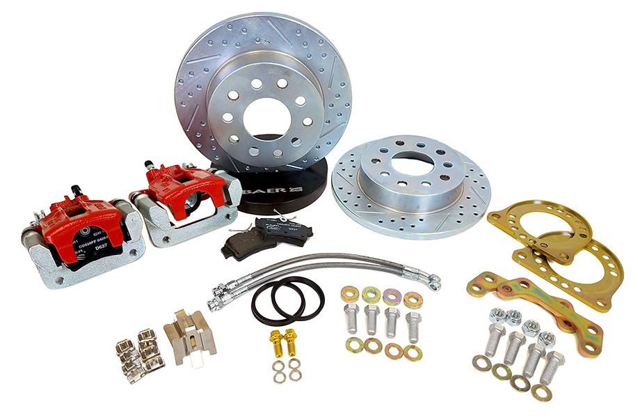 Baer Classic Series rear disc kit, Ford 9 big bearing, non staggered shocks