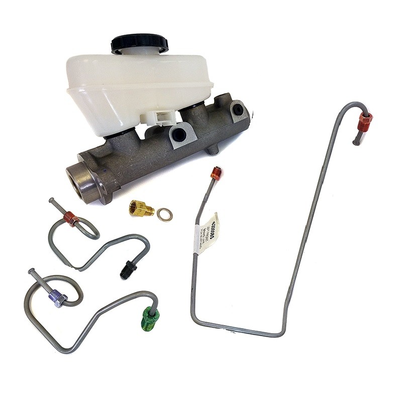 Baer Master Cylinder kit for big brakes, 15/16 with lines, 79-93 Mustang