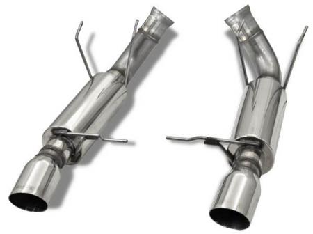 Bassani Street Race axle back exhaust, 2011-2014 Mustang GT, 11-12 GT500