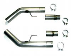 Bassani Mid pipe to stock cats, 3 stainless, 2007-09 GT500