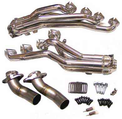 Bassani Mid Length Headers 4.6L, 1996-98 4V ceramic coated