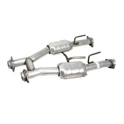 BBK H-pipe for Long Tube Headers, 2.5 w/cats, 1996-04 Mustang GT and Cobra