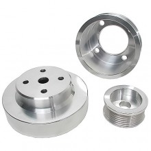 BBK Underdrive pulleys, aluminum, 79-93 Mustang