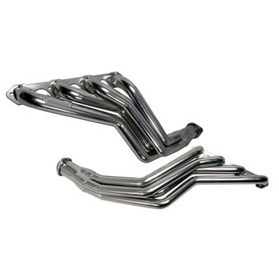 BBK 1 5/8 Long Tube Headers, Silver Ceramic, 1979-93 Mustang