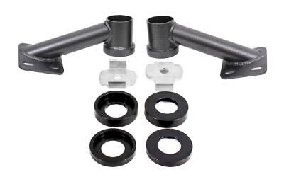 BMR Cradle bushing lockout kit, black, 15-23, 24+ Mustang