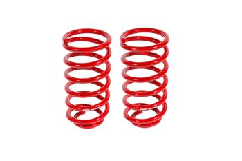 BMR Lowering springs, rear, 1 drop, 235 spring rate, Red, 79-04 Mustang