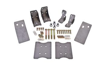 BMR Torque box reinforcement plate kit (TBR002 and TBR003), Natural, 79-04 Mustang