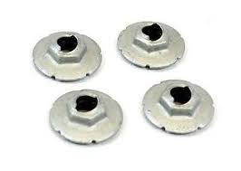 1991-1993 Mustang LX Quarter Molding Nuts and Washers (4 Pack)