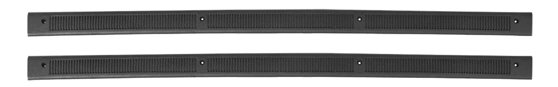 1979-86 Door Sill Plates (pair), Charcoal Grey