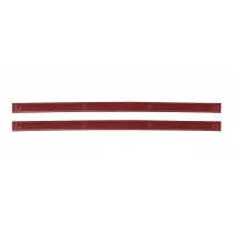 1979-1993 Door Sill Plates (pair), Red