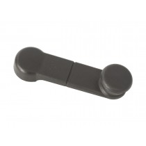 Window Crank Handle, black, 87-93 Mustang