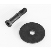 Hatch Striker bolt and washer, 91-93 Mustang