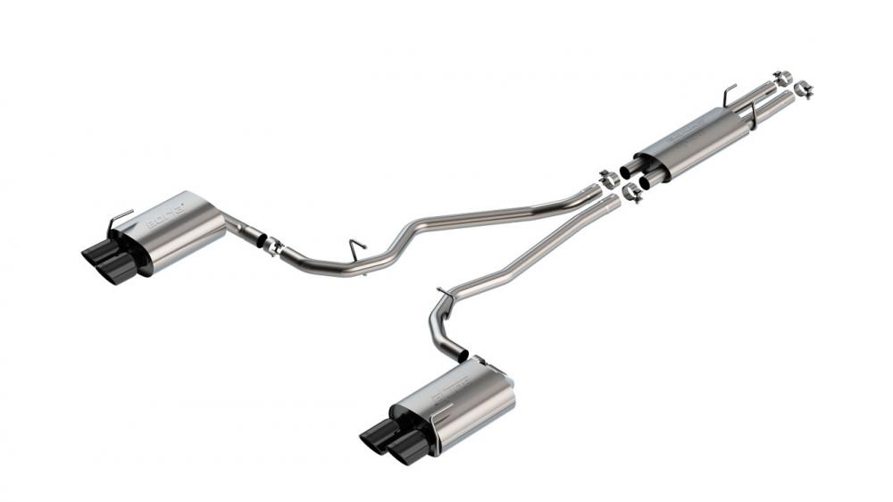 Borla S-type Catback exhaust system, black tips, 2020+ Explorer ST