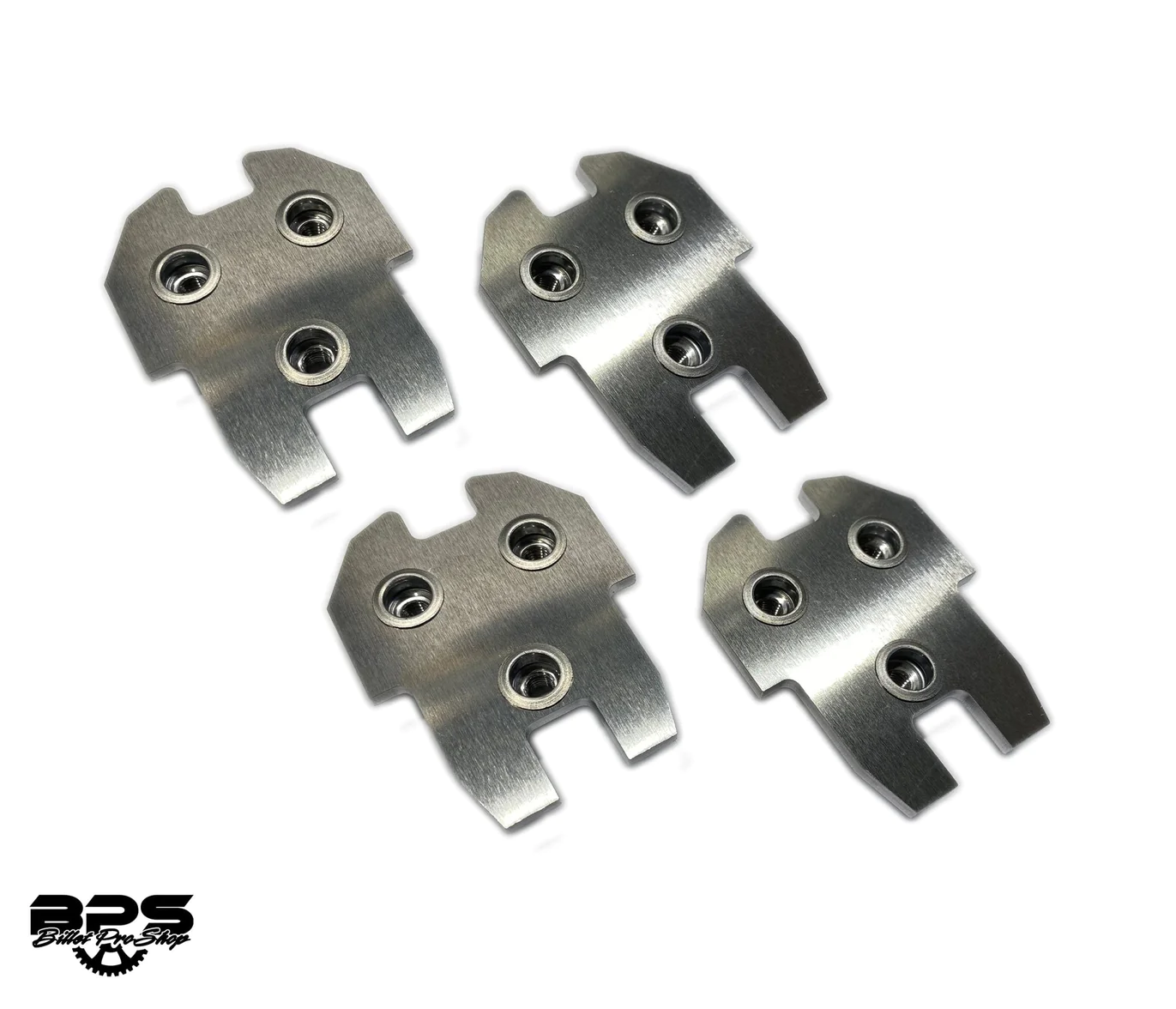 BPS Lightweight Aluminum Door Hinge Mounting Plates, 79-93 Mustang