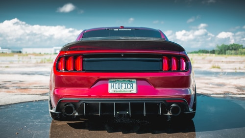 Carter\'s Customs Rear Diffuser, 2015+ Mustang GT