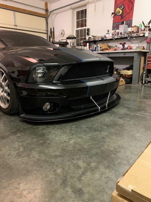 Carter\'s Customs Street Front Splitter, 2007-14 GT500