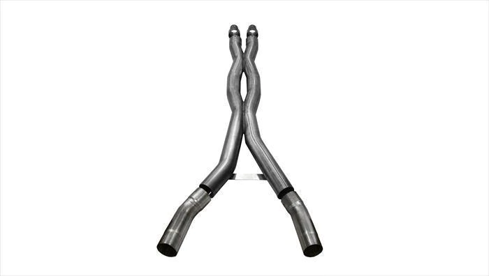 Corsa Double Helixx X-pipe, 3.0 in. Stainless, 2016-2020 GT350