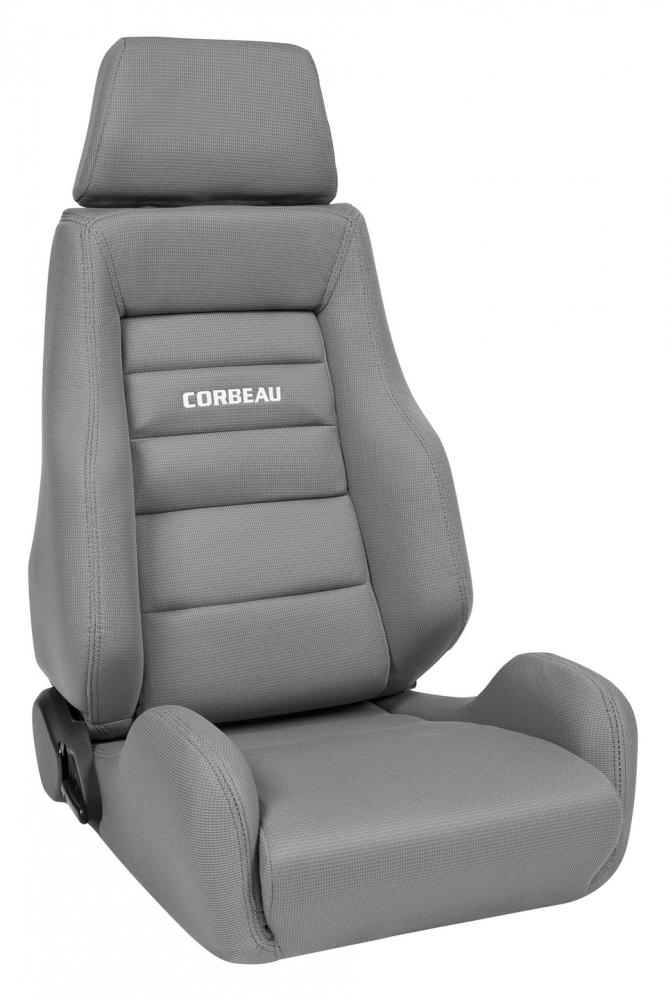 Corbeau GTS II Recliner Seat, Grey Cloth, Each