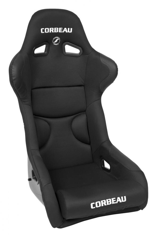 Corbeau FX1 Pro Fixed Back Seat, Black Microsuede