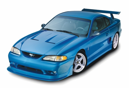 Cervini\'s Heat Extractor hood, 1994-98 Mustang