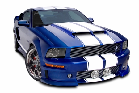 Cervini\'s Ram Air Hood, 2005-09 Mustang