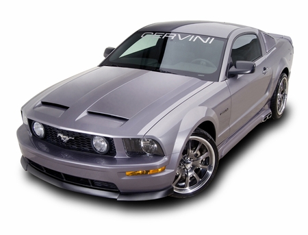 Cervini\'s Concept Ram air hood, 2005-09 Mustang