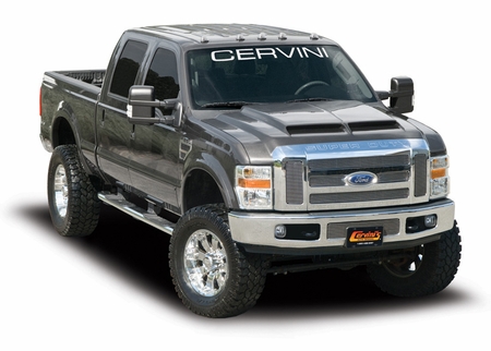 Cervini\'s Ram Air Hood, 2008-10 Ford Superduty