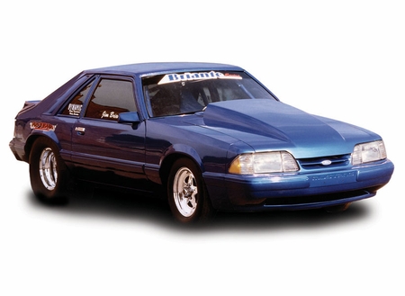 Cervini\'s 4 Cowl Hood, 1987-93 Mustang