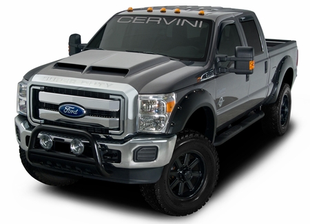 Cervinis Super Duty Type IV Ram Air Hood, 2011-16 F250/F350