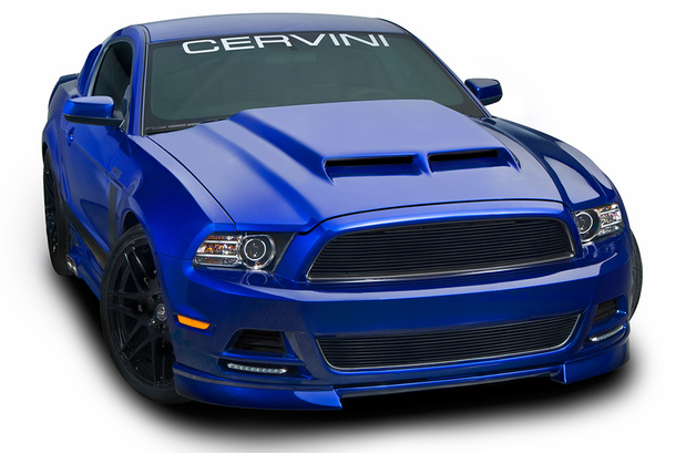 Cervini\'s Ram Air hood, 13-14 Mustang