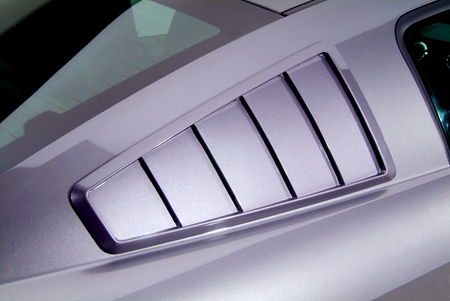 Cervini\'s Side Window Louvers, \'65 fastback Style, 2005-14 Mustang