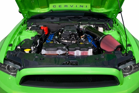 Cervini\'s 2013-14 Mustang REAL Carbon Fiber Radiator Cover