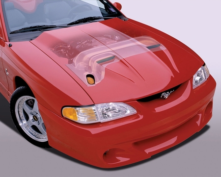 Cervini\'s 1994-95 Mustang Ram Air Hood and Kit